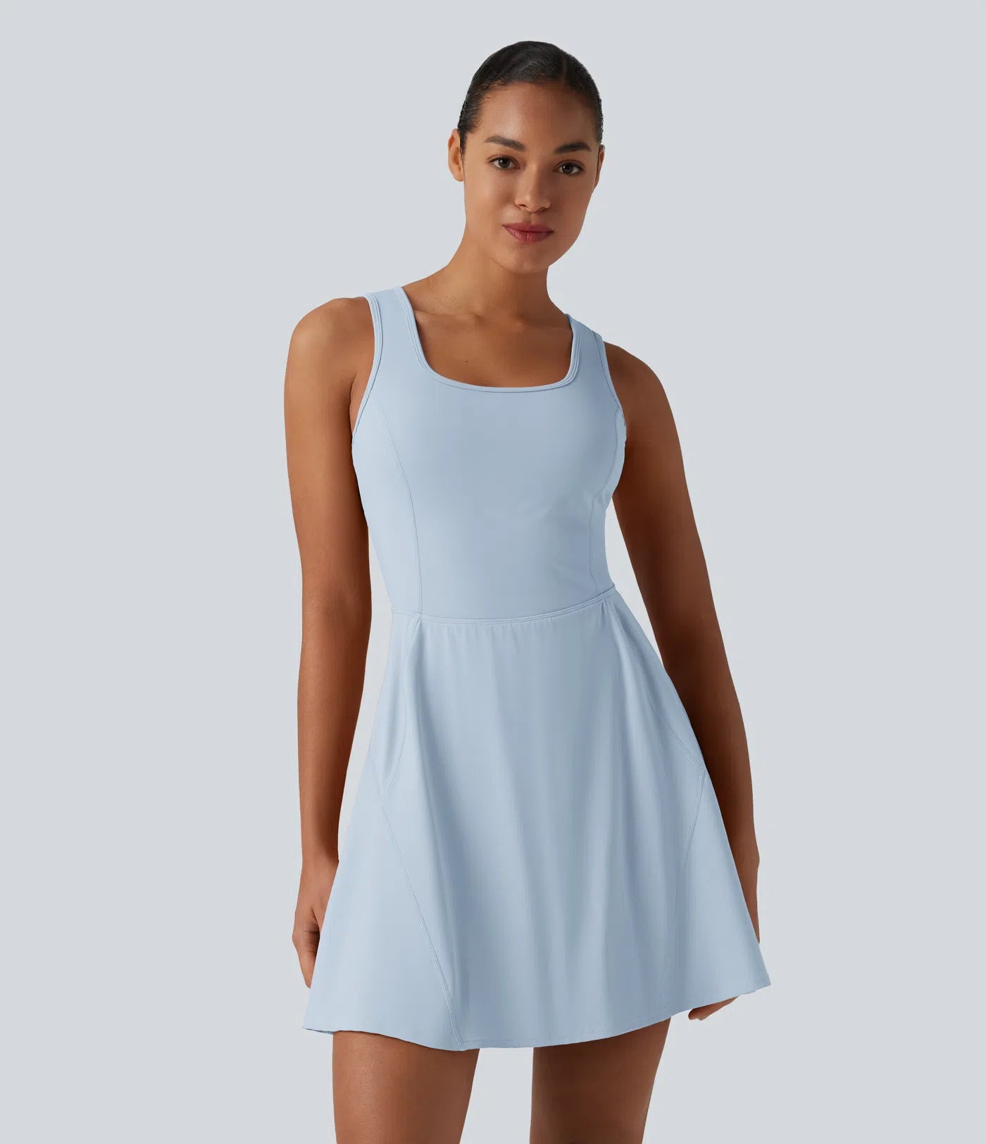 Airy 2-in-1 Cool Touch Mini Dance Active Dress with Pockets-Easy Peezy Edition-Longer Length