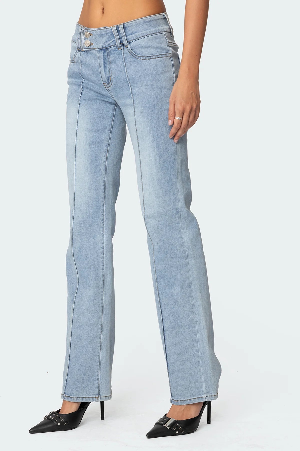 Avril Low Rise Bootcut Jeans